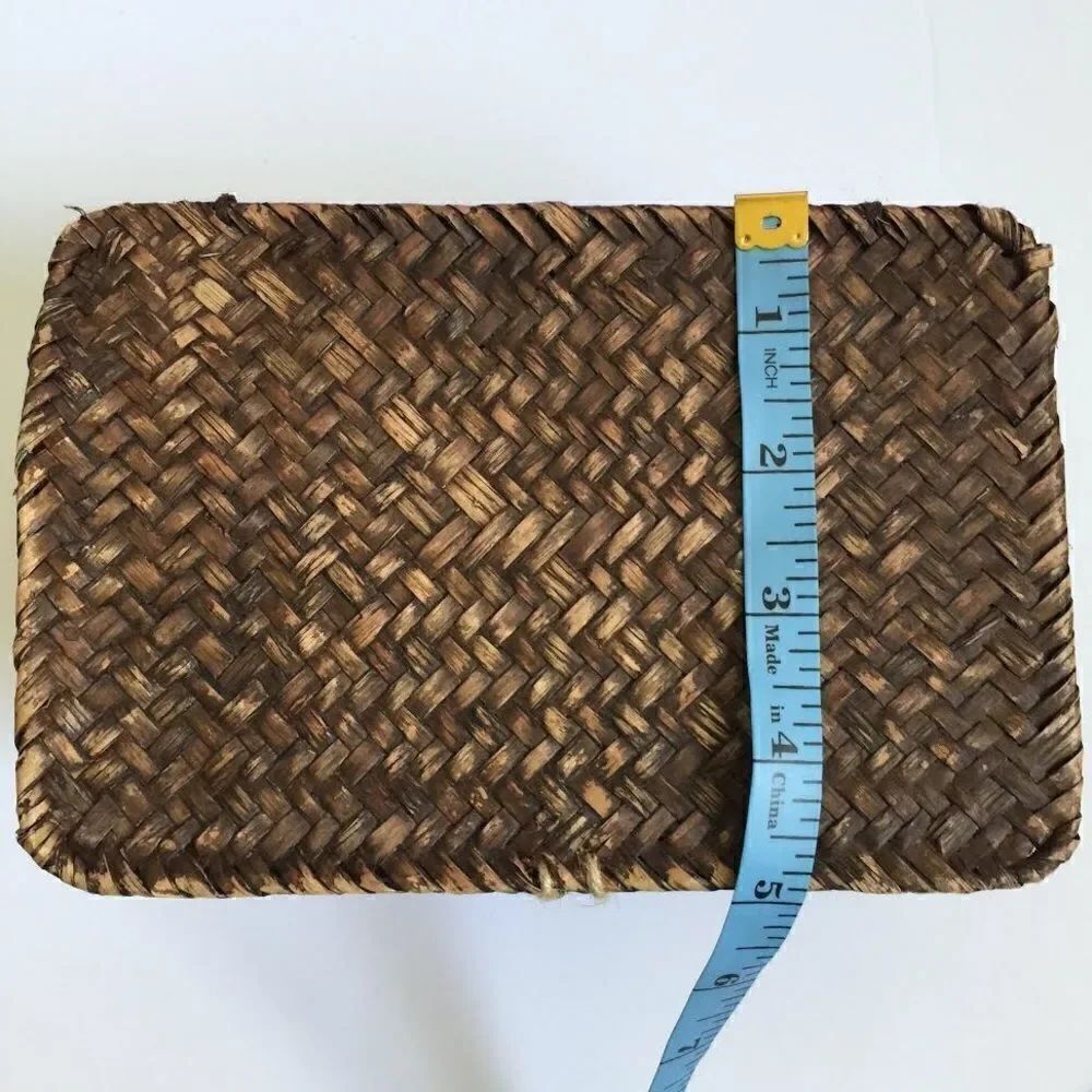 Boho Brown Rattan Box  - Picture 13 of 13